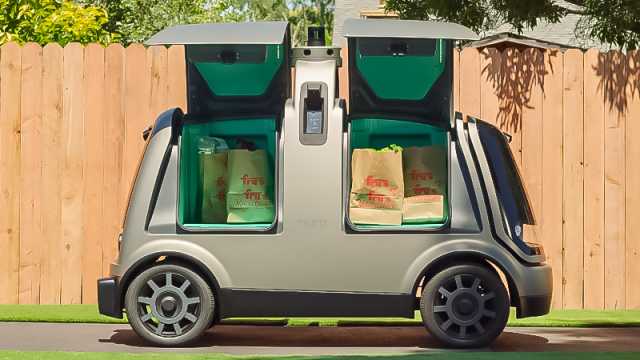 Delivery robot of US start-up Nuro. Source: Nuro, Inc.