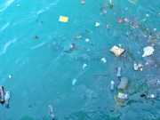 Plastic in the oceans.
